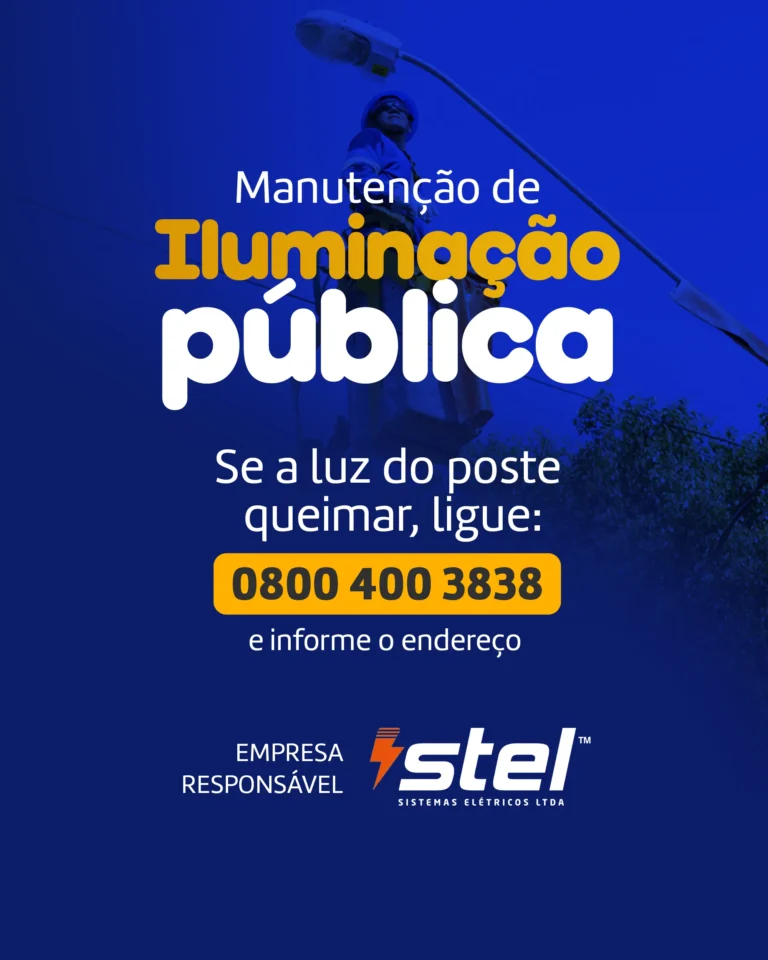 Manutenção de Iluminação Pública
