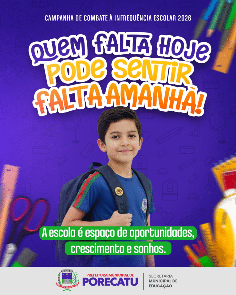 Campanha de Combate à Infrequência Escolar 2026