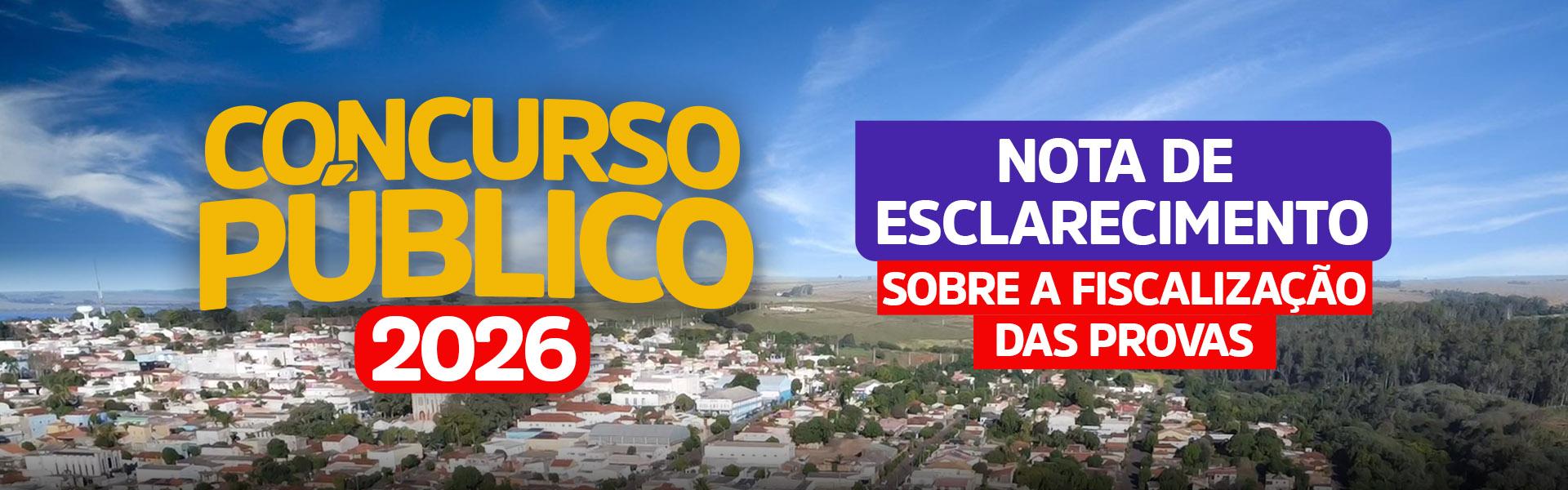 Banner – Nota de Esclarecimento Concurso