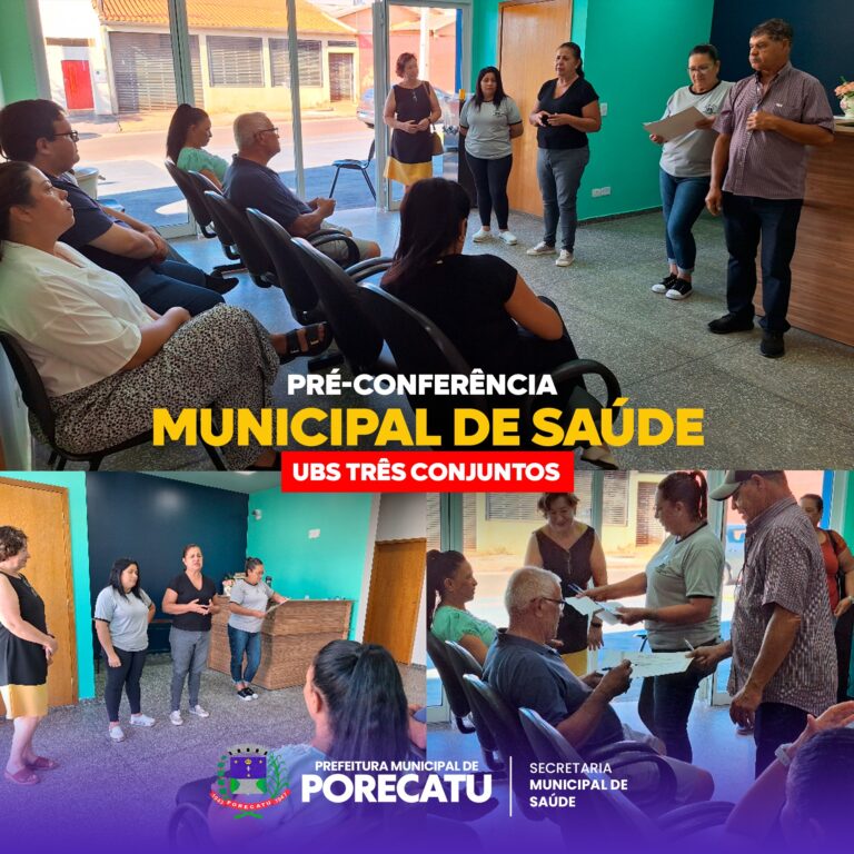 Pré-Conferência Municipal de Saúde na UBS Três Conjuntos