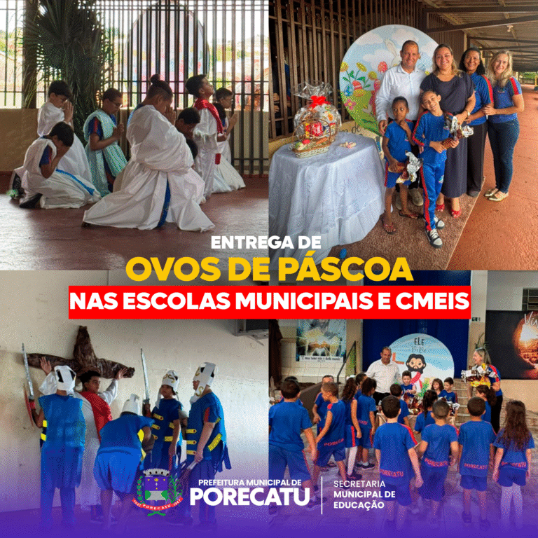 Entrega de ovos de Páscoa para Escolas Municipais e CMEIs