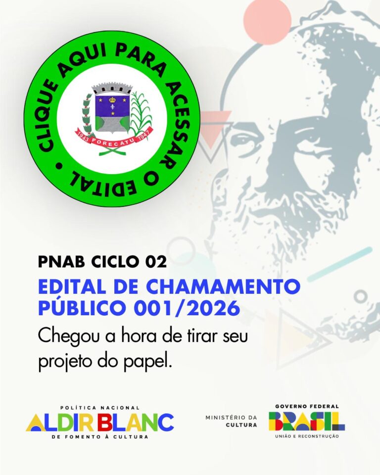 Oportunidade: Porecatu Impulsiona a Cultura Local com Novo Edital PNAB!