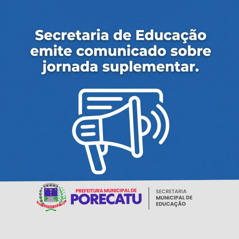 Secretaria de Educação emite comunicado sobre jornada suplementar e novo Processo Seletivo