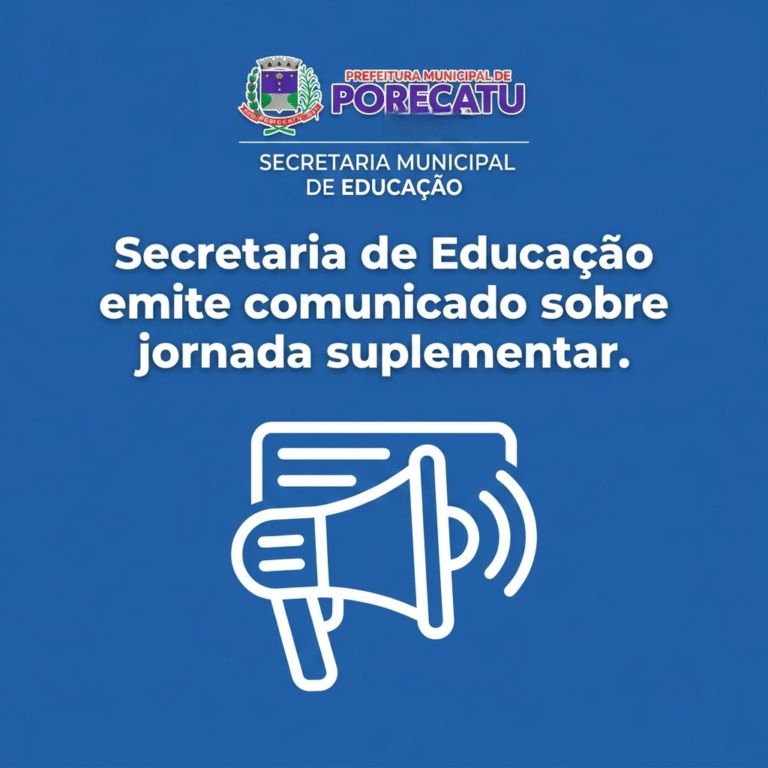 Secretaria de Educação emite comunicado sobre jornada suplementar e novo Processo Seletivo