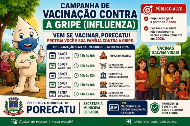 Campanha de Vacinação contra a Gripe (Influenza)